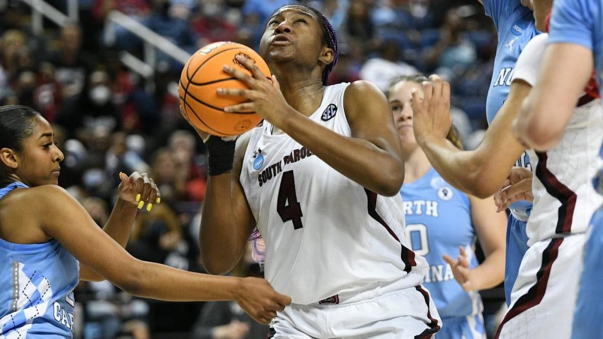 2022 Women's March Madness Sweet 16 Greensboro Region TV schedule: Scores, tip times, results thumbnail