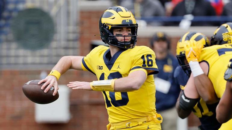 Michigan spring game takeaways: Young talent shows up on offense ...