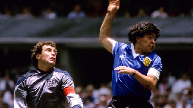 Diego Maradona 'The Hand of God' & 'Goal of the Century' World Cup