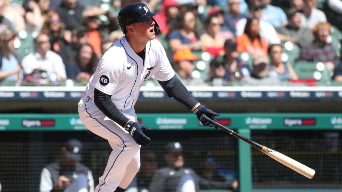 Rookie Torkelson's 2-run bomb sends Tigers past Royals 2-1
