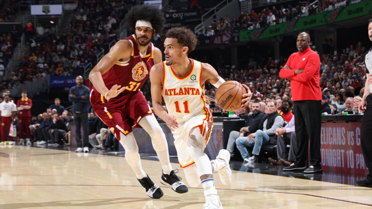 Hawks vs. Cavaliers score Trae Young explodes for 38 points to help