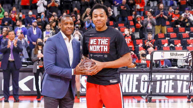 Raptors' Scottie Barnes Wins 2021-22 NBA Rookie Of The Year Award ...