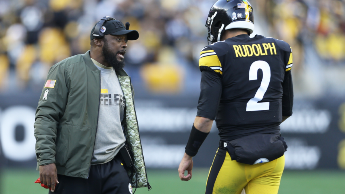 Tomlin still mum on starting QB as Steelers add LB, lineman