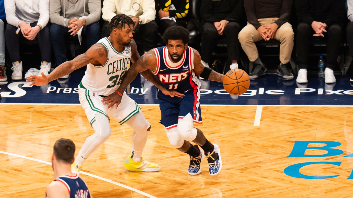 Kyrie Irving pledges allegiance to Nets, and ‘managing this franchise’ is now apparently part of his job too