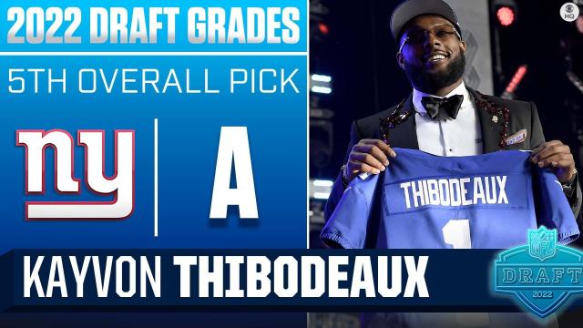 Giants select Kayvon Thibodeaux at No. 5 overall in 2022 NFL Draft