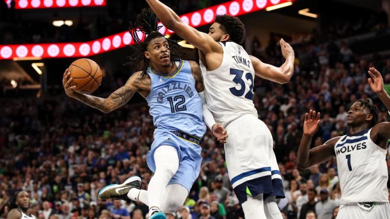 Ja Morant Karl-Anthony Towns Getty Memphis Grizzlies Minnesota Timberwolves