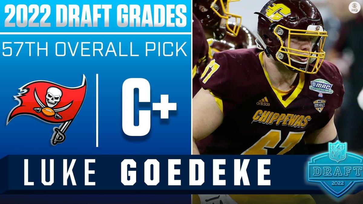 Luke Goedeke selected 57th overall by the Tampa Bay Buccaneers in 2022 NFL  Draft - Hustle Belt