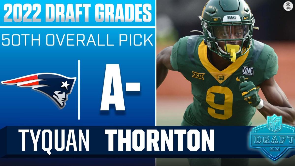 Patriots Trade Up, Take Tyquan Thornton in Round 2 at Pick No. 50 in 2022  NFL Draft