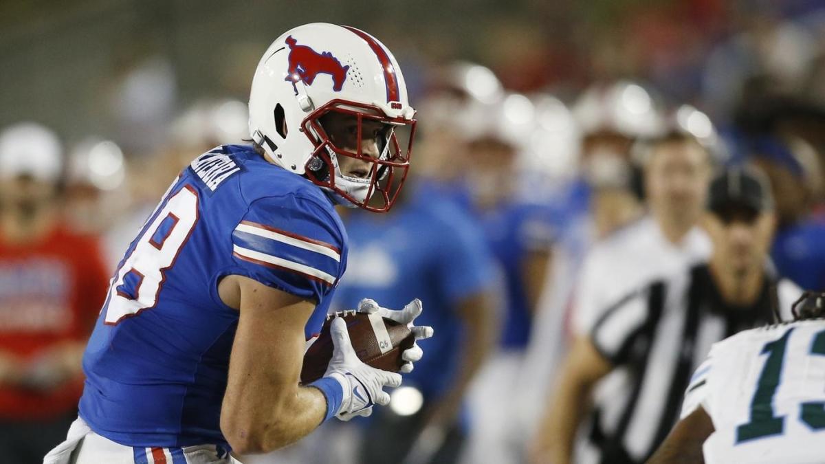 With the 198th pick in the 2022 NFL Draft, the Philadelphia Eagles select  Grant Calcaterra, TE from SMU. Welcome to Philadelphia…