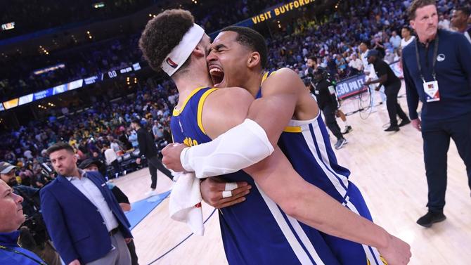 Jordan Poole Getty Klay Thompson Golden State Warriors