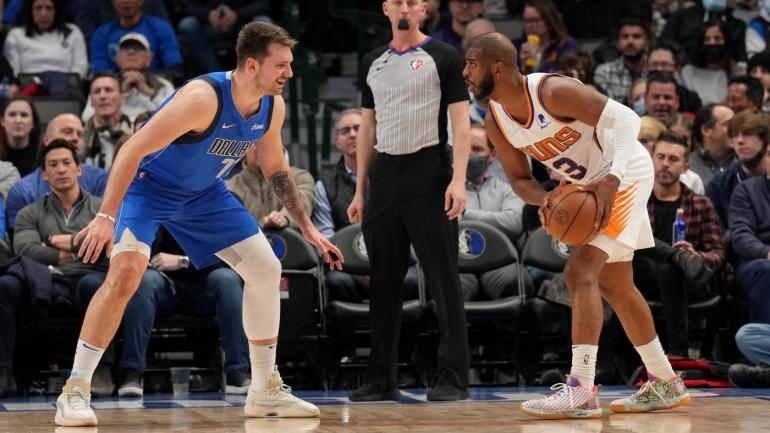 Luka Doncic Getty Chris Paul Mavericks Suns