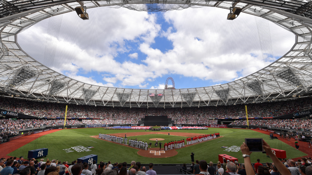 Preparations are made ahead of the MLB World Tour: London Series 2023  News Photo - Getty Images