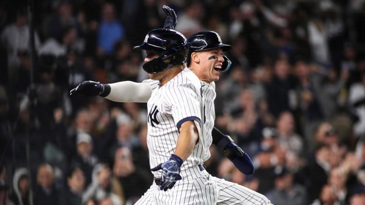 Yankees vs. Blue Jays Score: Aaron Judge hits his first walk-off home run in New York's history against Toronto thumbnail