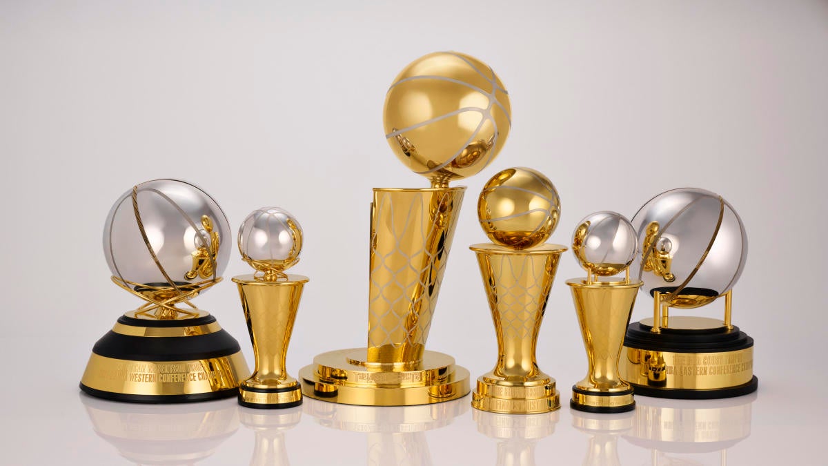 NBA unveils redesigned Larry O'Brien, Bill Russell trophies, announces new  conference finals MVP awards 