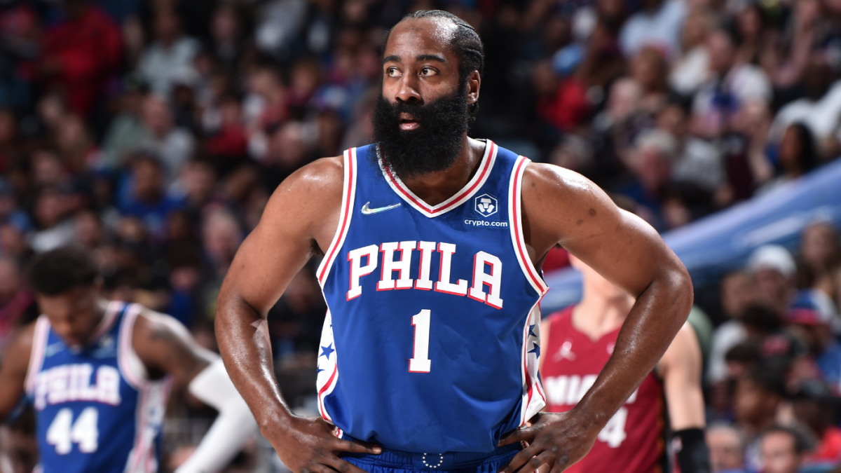 harden in a sixers jersey