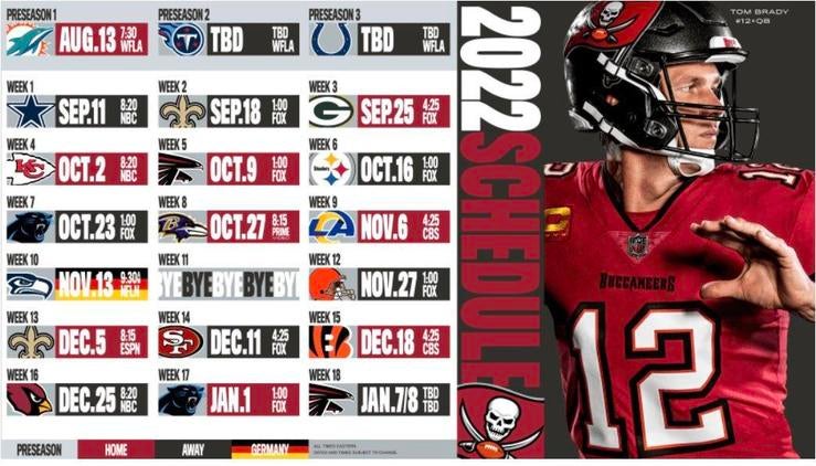 NFL345 on X: 2022 @NFL Preseason Week 1 Schedule:   / X