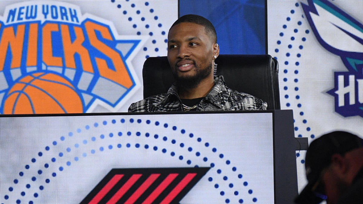 NBA Draft Lottery: Damian Lillard's face says it all, as Blazers face murky future after disappointing night - CBS Sports
