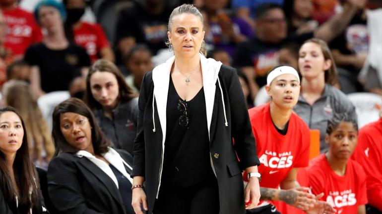Becky Hammon Getty Las Vegas Aces
