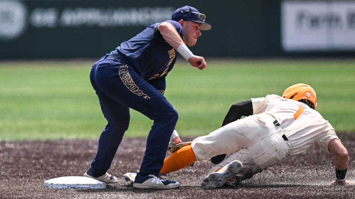 2022 NCAA Baseball Tournament bracket: Scores, schedule, TV times, as Notre Dame knocks out Tennessee