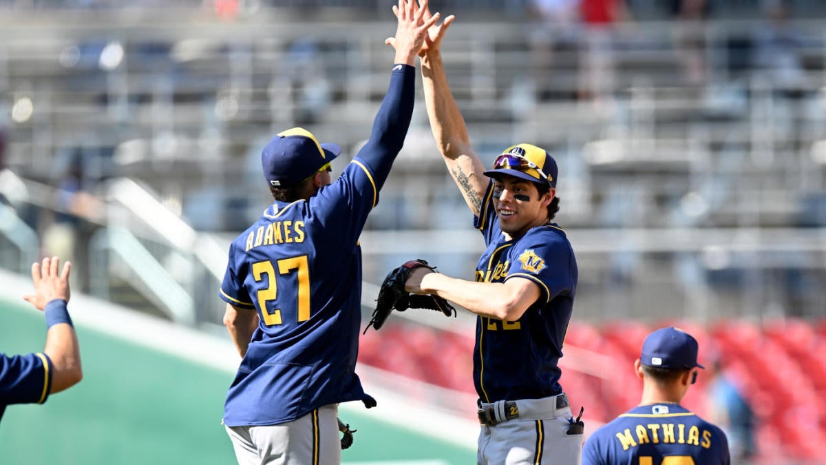 Big day by Willy Adames helps Brewers snap eight-game losing streak