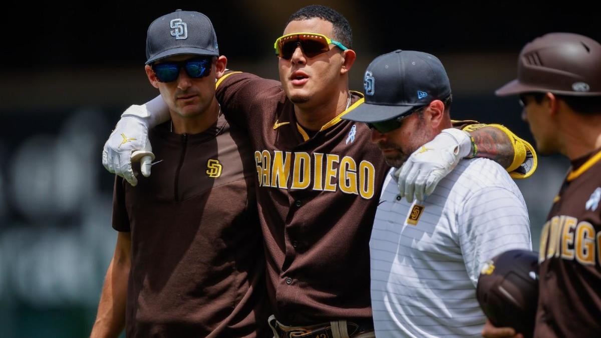 Padres’ Manny Machado suffers sprained ankle vs. Rockies; X-rays come back negative