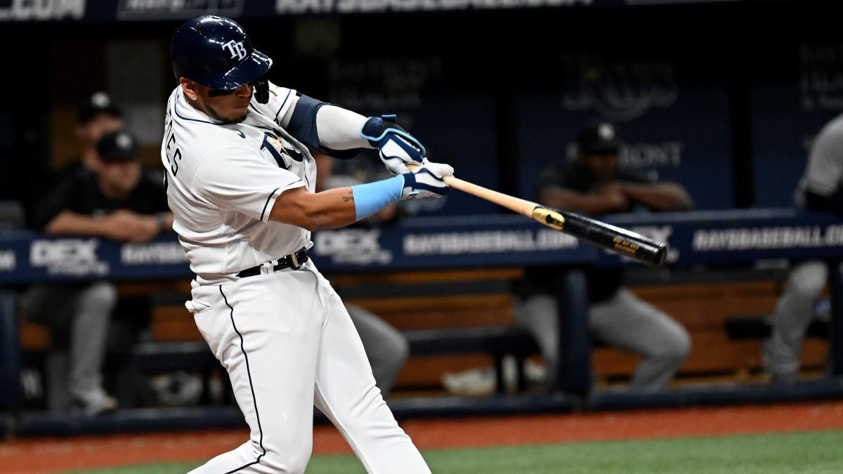 Tampa Bay Rays' Isaac Paredes reacts after being hit in the head with by a  pitch against the New York Yankees during a baseball game Sunday, Aug. 27,  2023, in St. Petersburg