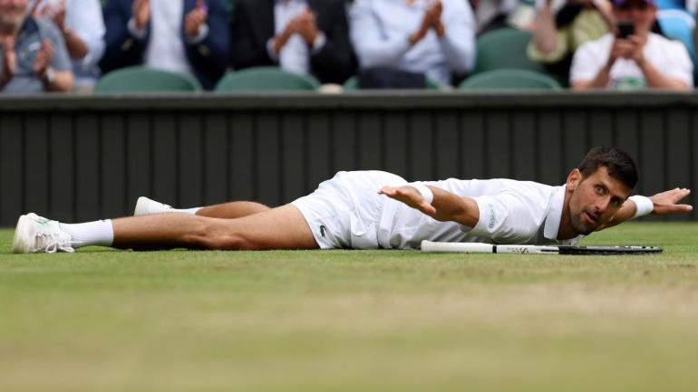 Novak Djokovic Getty 2022 Wimbledon