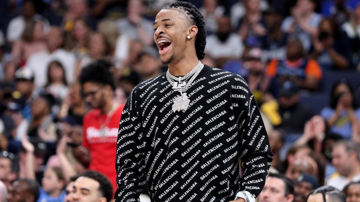 Ja Morant Takes Tequila Shots With Newlyweds At Jewelry Store