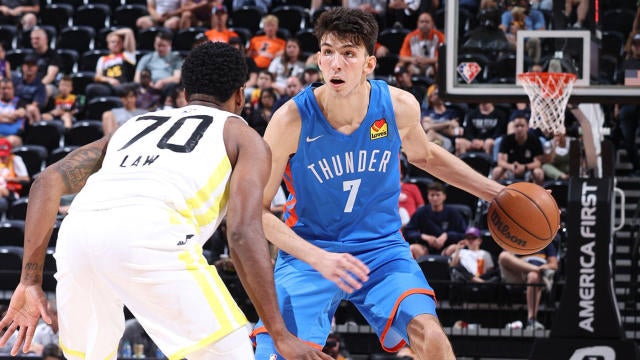New-school basketball': Thunder's Chet Holmgren previews unique potential  in Summer League return