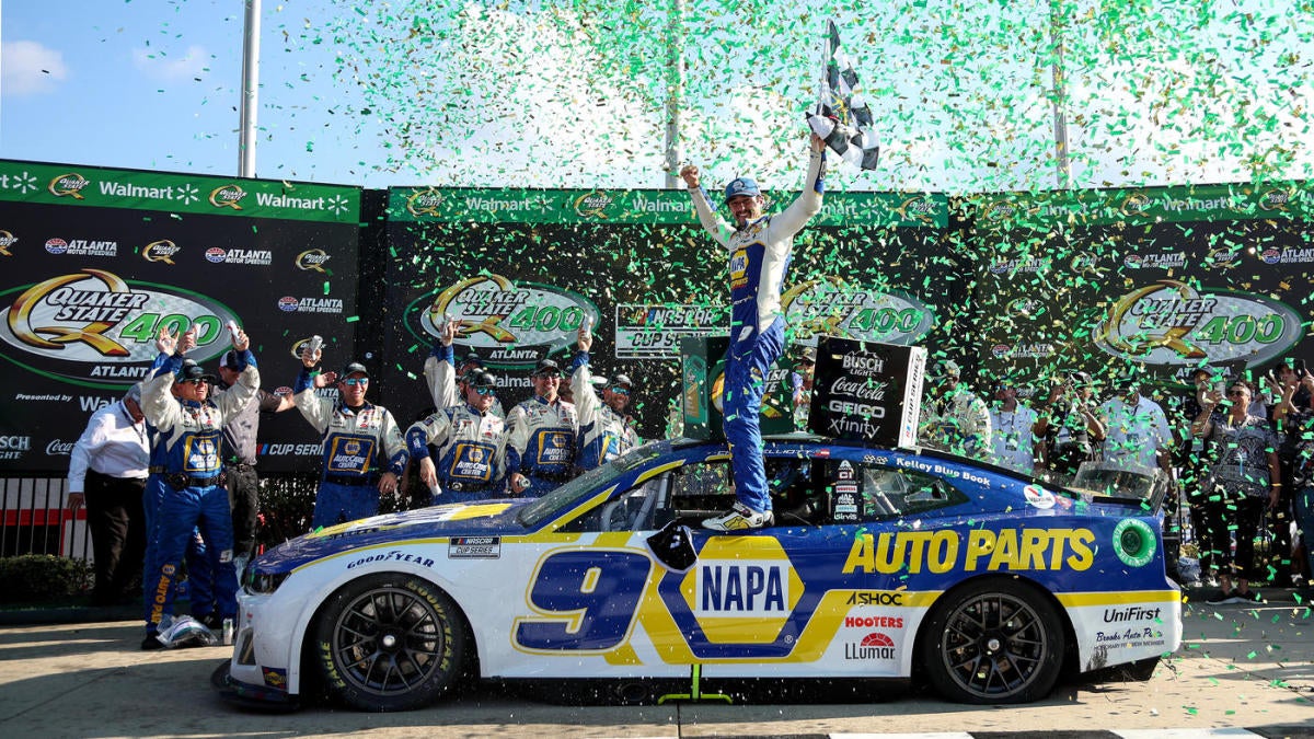 Resultados de la NASCAR Cup Series en Atlanta: Chase Elliott domina la Quaker State 400 para su tercera victoria de 2022