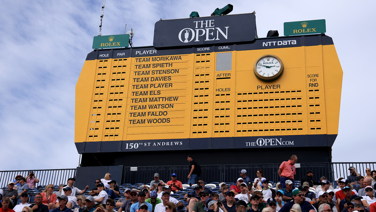 Classifica del British Open 2022: copertura in diretta, punteggio Tiger Woods, punteggi del golf del Round 1 di oggi a St Andrews