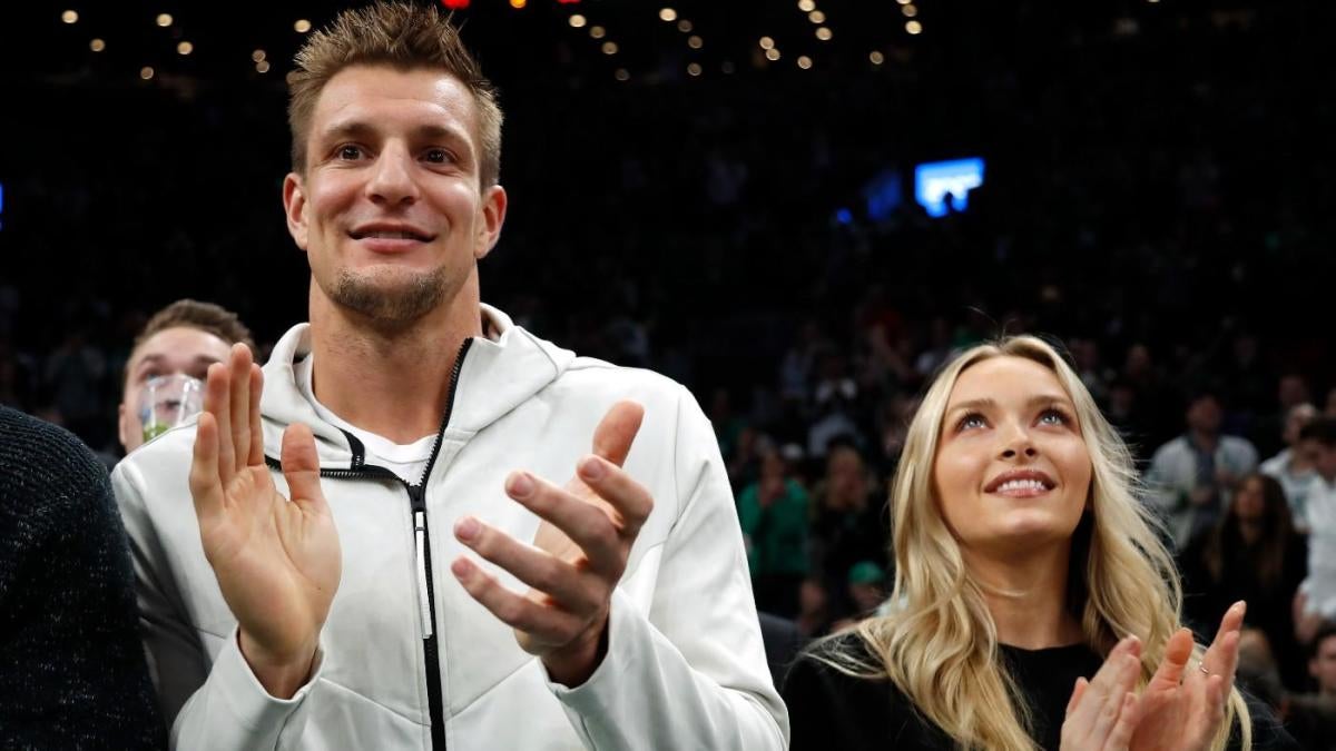 Rob Gronkowski's girlfriend, model Camille Kostek, says she thinks he may  return to football 