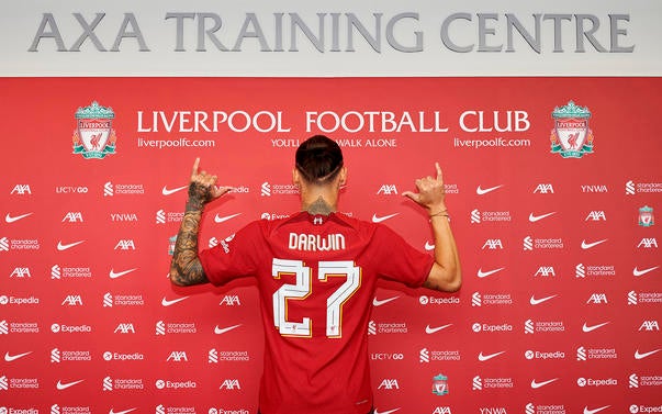 Liverpool Unveil New Signing Darwin Nunez