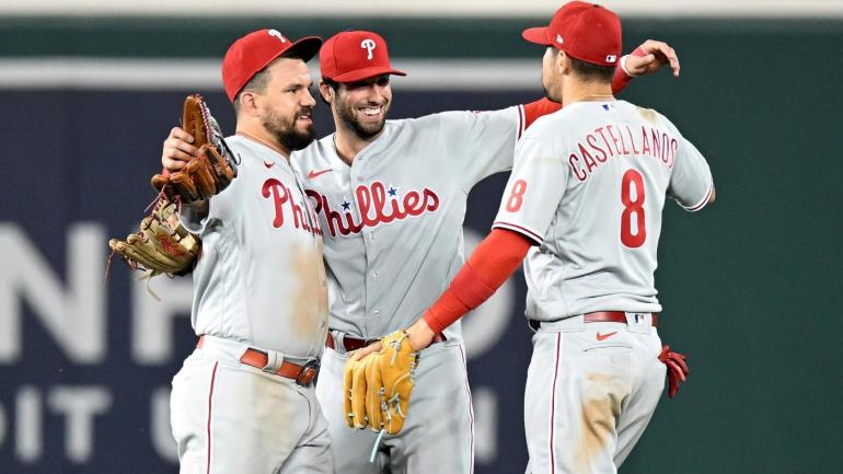 Philadelphia Phillies Getty Celebration Celebrate