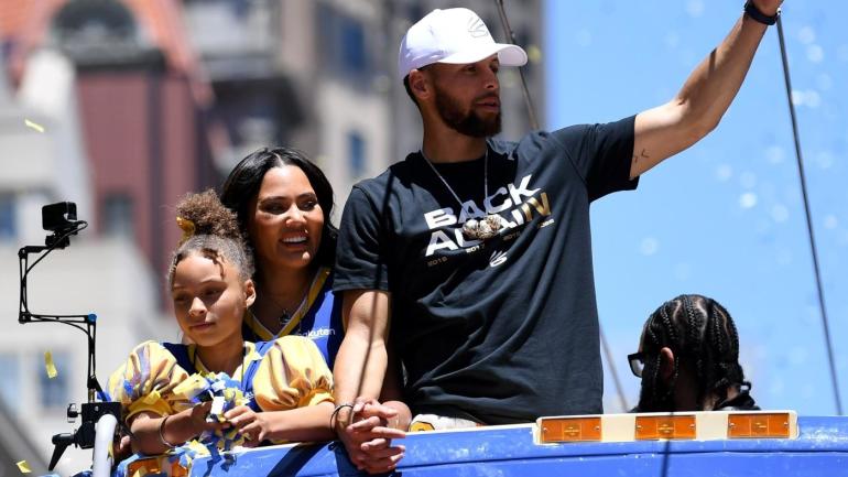 Stephen Curry Getty Riley Ayesha Golden State Warriors