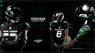 New York Jets Stealth Black Alternate Helmet Coming Unisex T-Shirt - REVER  LAVIE