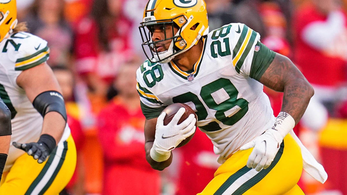 Packers RB A.J. Dillon tabbed as one of NFLPA's '2022 Rising Stars