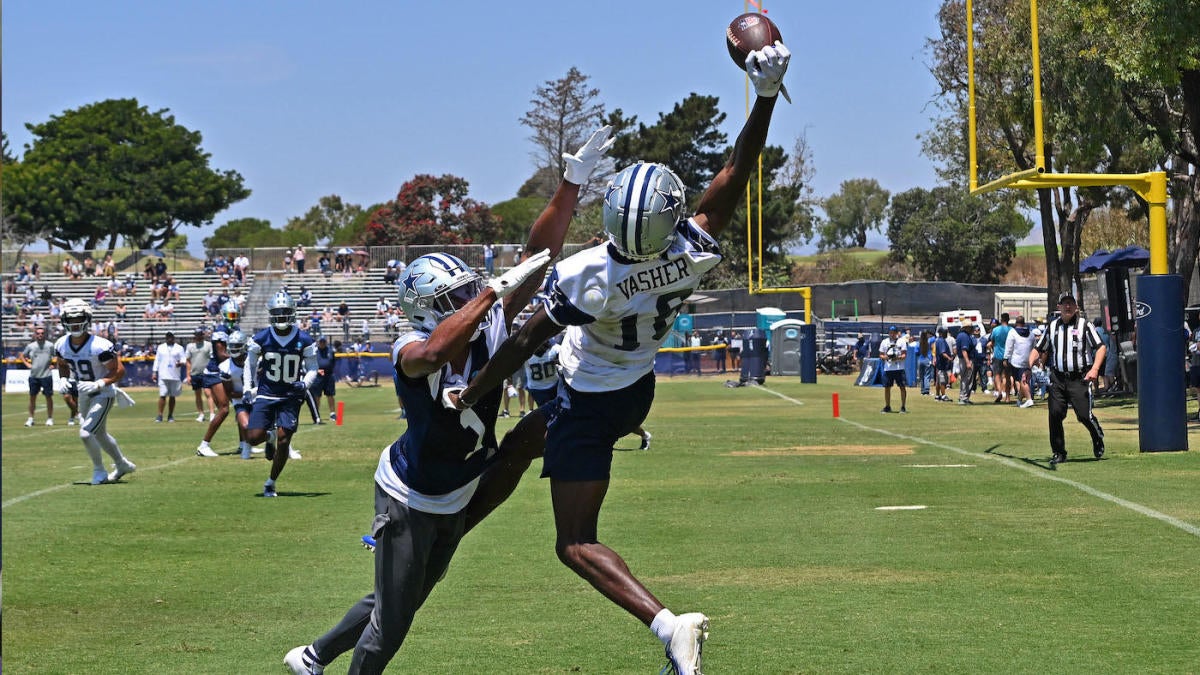 Cowboys training camp 2022: T.J. Vasher delivers eye-popping grab, says he  'works on those' often 