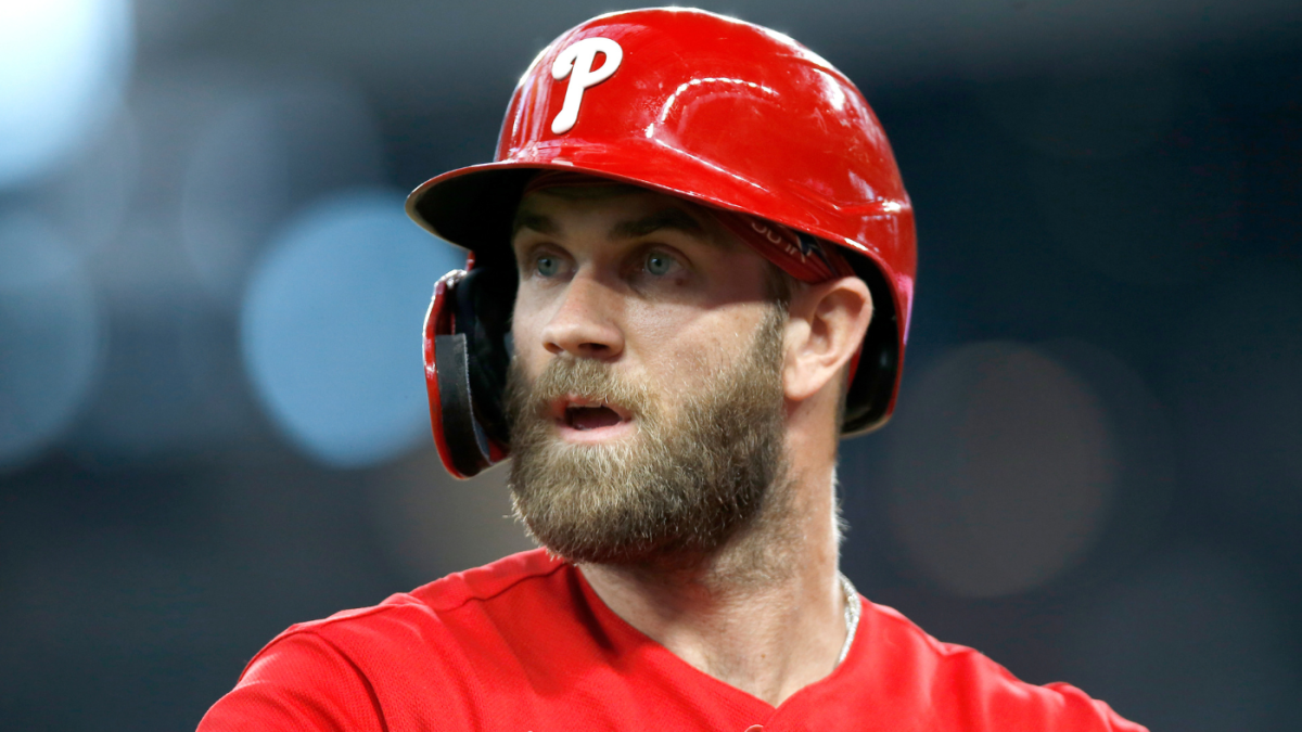 Phillies slugger Bryce Harper tosses helmet into stands after ejection by  Ángel Hernández