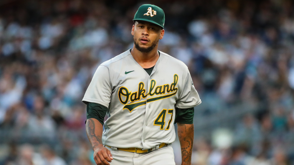 Yankees trade for Athletics pitchers Montas, Trivino 