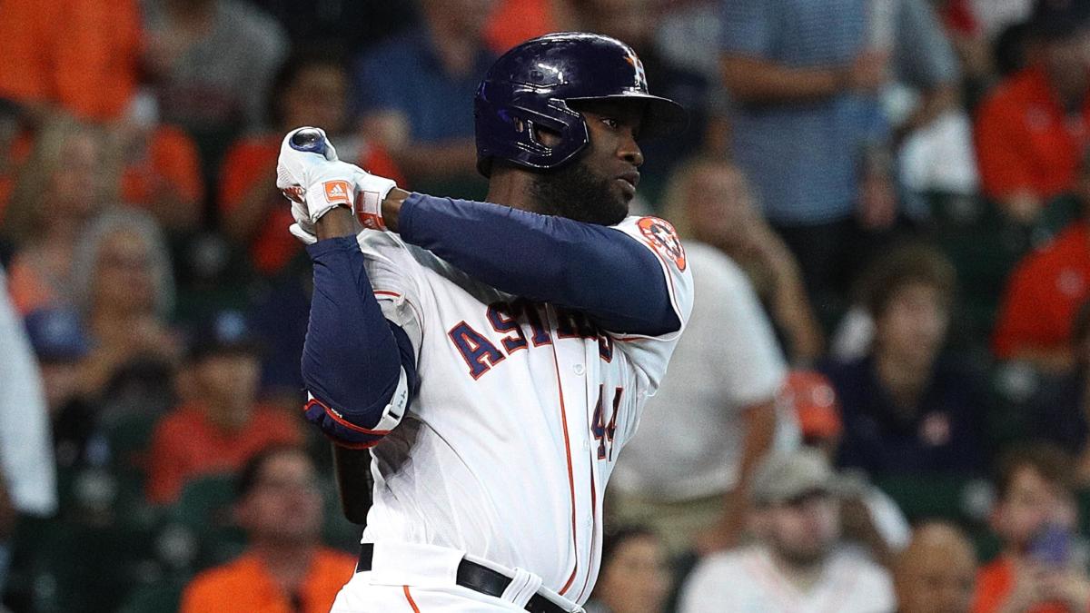 Teasing to call Engrave LOOK: Astros slugger Yordan Álvarez gets four-strike at-bat after no one  realized he struck out - CBSSports.com