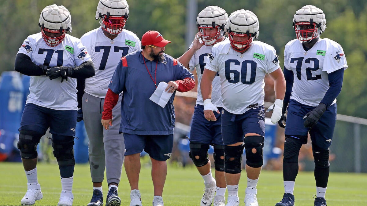 Carolina Panthers NFL preseason practice with Patriots next