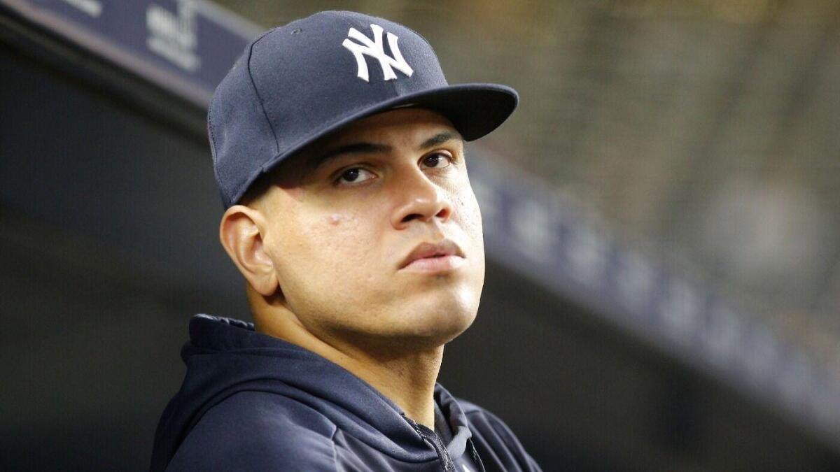 American League's New York Yankees pitcher Dellin Betances (68