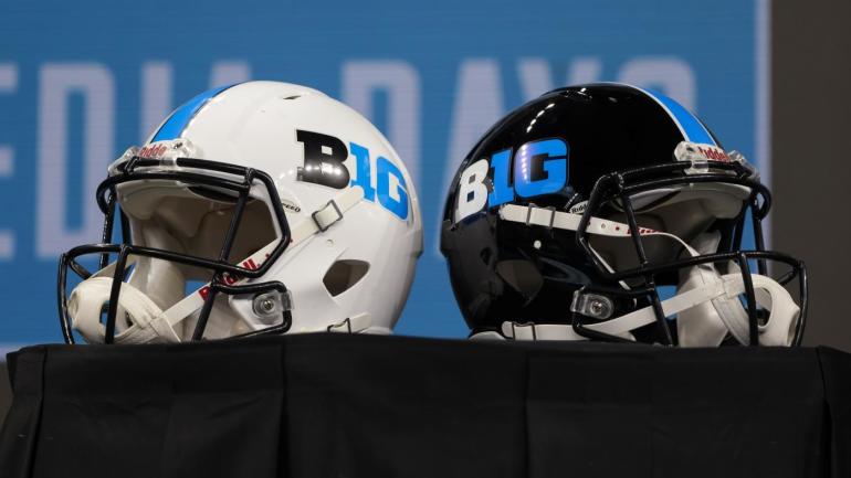 Big Ten Getty 10 Football Helmets