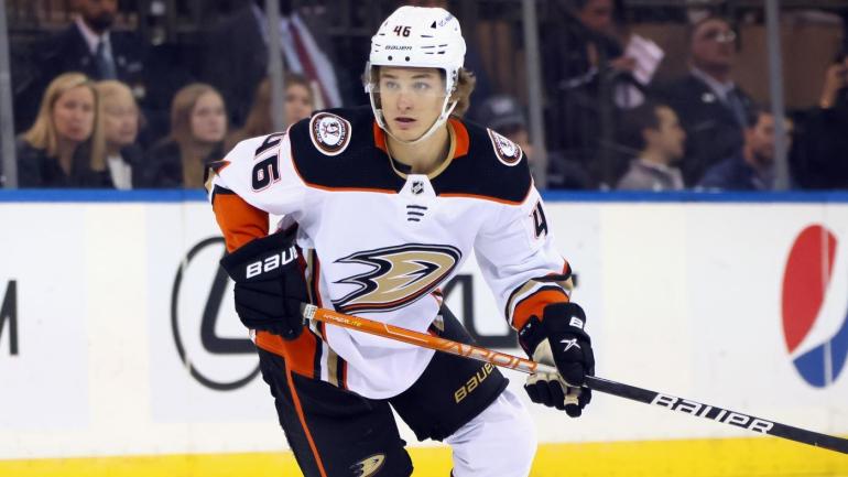 Trevor Zegras Getty Anaheim Ducks