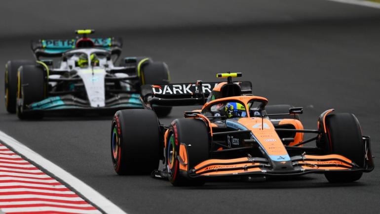 Lando Norris Lewis Hamilton Getty