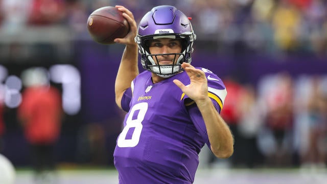 Minnesota Vikings 8 Kirk Cousins Color Rush Purple 3D Jersey in 2023