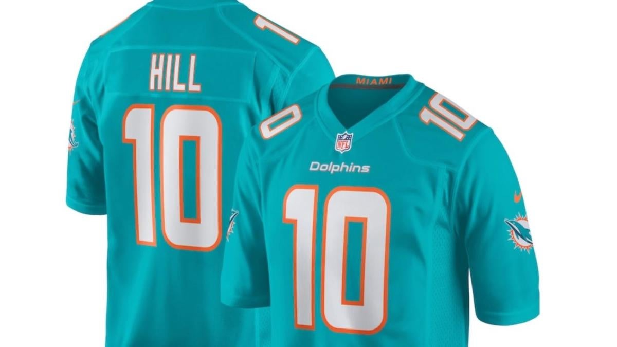Tyreek Hill Miami Dolphins jersey: How to buy home, away gear after  offseason Kansas City Chiefs trade 