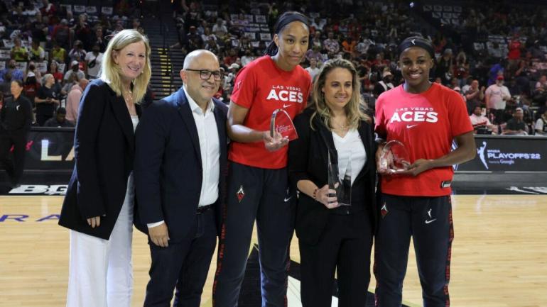 Becky Hammon Getty Las Vegas Aces