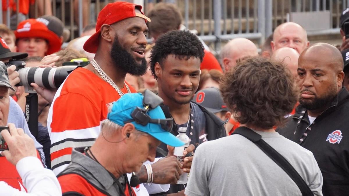 LeBron, Bronny, and James family attend Dodgers game on his bobblehead night  – NBC Los Angeles